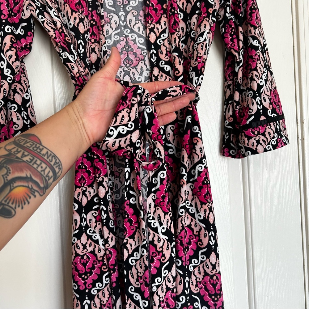 Linea Donatella Floral Robe S/M - Picture 6 of 7